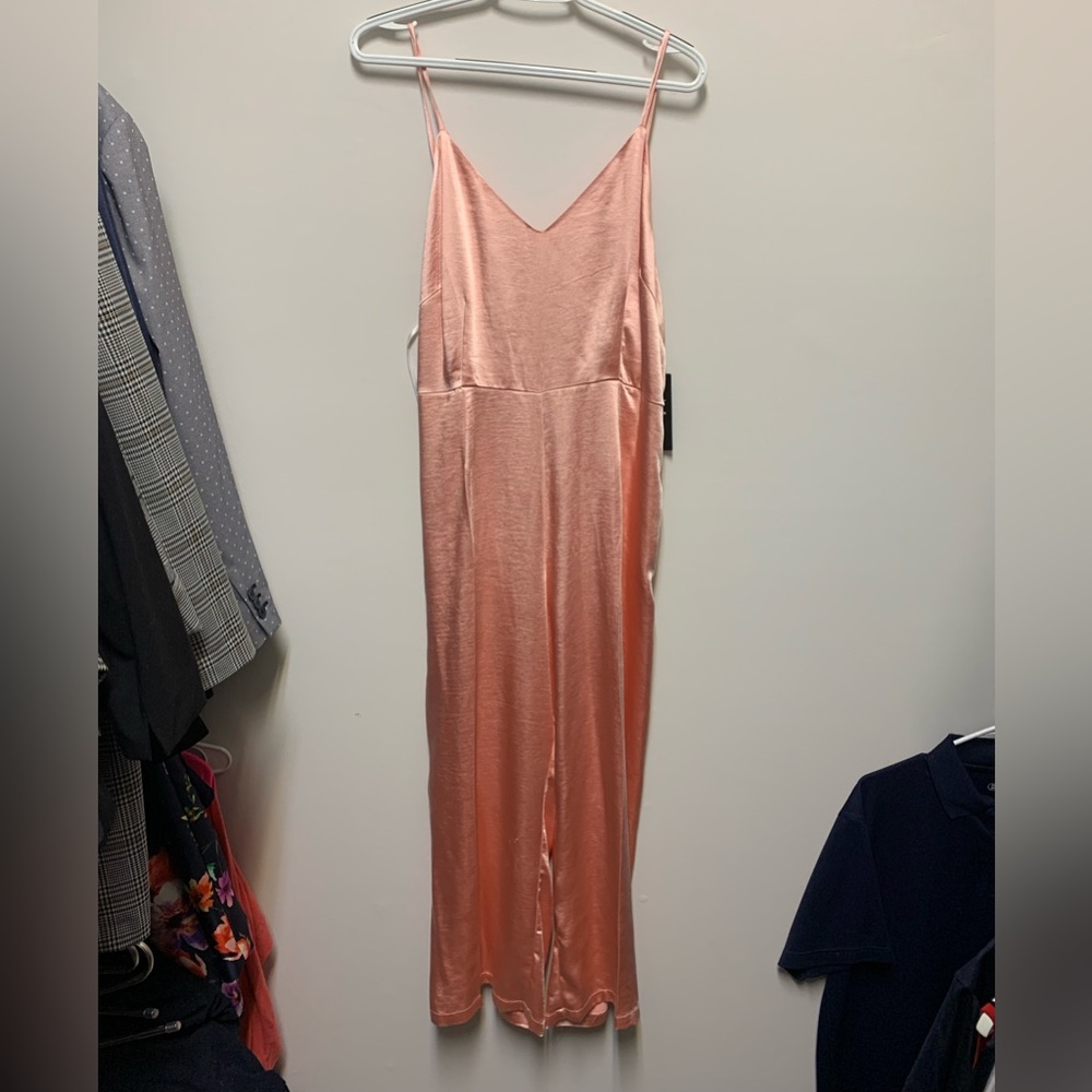 salmon lulus jumpsuit NWT